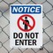 Signmission Do Not Enter OSHA Notice Sign, Plastic, 10in W x 14in L, 2PK OS-2PACK-NS-P-1014-V-11219 - alternate 6